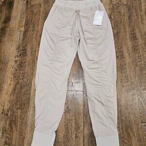Athleta Attitude Mid Rise Joggers- NWT - Size 4 - Color:Abalone